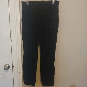 Up! Canada Mid Rise Velvet Pattern Pants